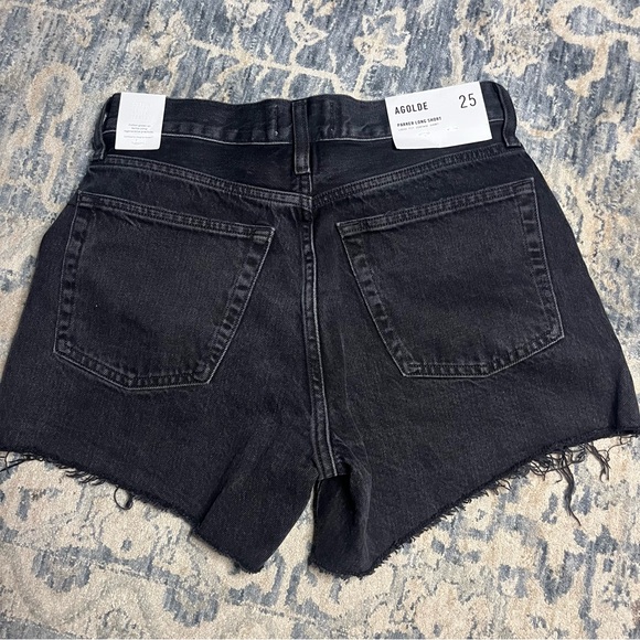 AGOLDE Parker Long Short in Black NWT Sz 25 - Picture 9 of 12